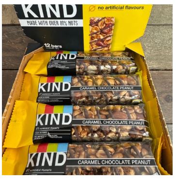 KIND Caramel Dark Chocolate Peanut (12 Bars x40g x 6)–72 Bars Bulk Pack