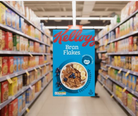 Kellogg's Bran Flakes Breakfast Cereal 6x500g Pack - Image 3