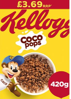 Kellogg's Coco Pops Breakfast Cereal 6 x 420g Bulk Pack - Image 2
