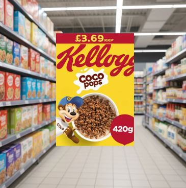 Kellogg's Coco Pops Breakfast Cereal 6 x 420g Bulk Pack - Image 4