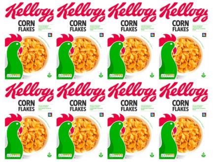 Kellogg's Corn Flakes Breakfast Cereal 6 x 450g Multi Pack - Image 3