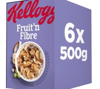 Kellogg’s Fruit n Fibre Breakfast Cereal 6x500g Pack