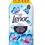 Lenor spring awakening 8 x 37 washes bulk pack bottles