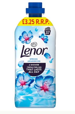 Lenor spring awakening 8 x 37 washes bulk pack bottles