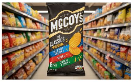 McCoy's The Classics Ridge Cut Variety of 6 bags x 20 Bulk Pack - Image 3