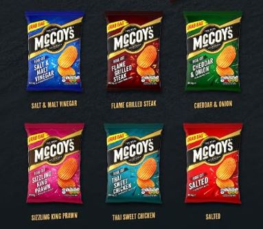 McCoy's The Classics Ridge Cut Variety of 6 bags x 20 Bulk Pack - Image 4