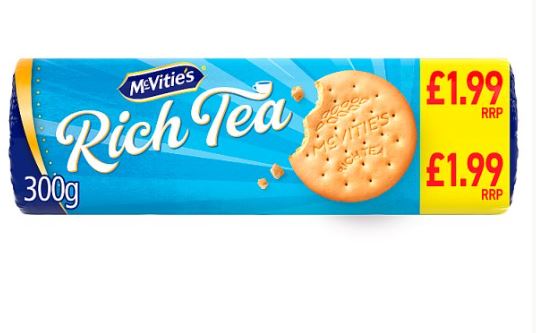 McVitie's Rich Tea Classic Biscuits 12 x 300g Bulk Pack - Image 2