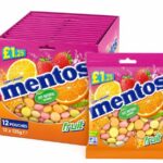 Mentos Chewy Dragees Fruit Bulk Pack 12 x 135g
