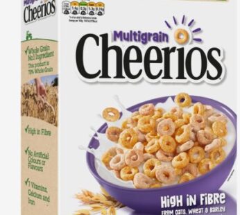 Nestlé Cheerios Multigrain Hoop Breakfast Cereal 6 x 390g Bulk Pack