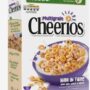 Nestle Cheerios Multigrain Hoop Breakfast Cereal 6 x 390g Bulk Pack display