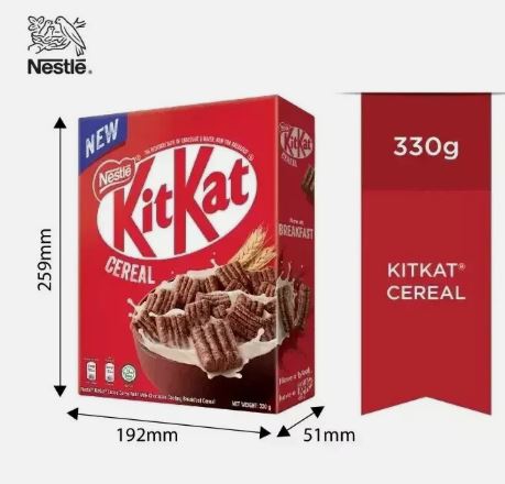 Nestlé KitKat Milk Chocolate Breakfast Cereal 7x 330g Pack - Image 6