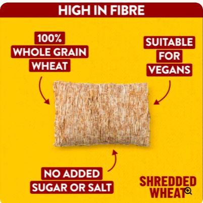 Nestlé Shredded Wheat Original Breakfast Cereal Biscuits16 x 360g Bulk Pack - Image 4