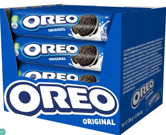 OREO Original Vanilla Sandwich Biscuits 16 x 154g Bulk Pack - Image 4