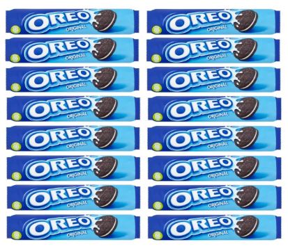 OREO Original Vanilla Sandwich Biscuits 16 x 154g Bulk Pack - Image 5