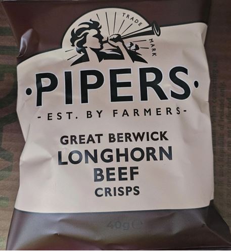 Pipers Great Berwick Longhorn Beef Crisps Grab Bag 24 x 40g Pack - Image 6