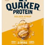 Quaker Oat So Simple Protein Golden Syrup Porridge Sachets 8 x 43g Bulk Pack display