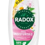 Radox Feel Moisturised Mineral Therapy Shower Gel 6 x 225 ml Bulk Pack