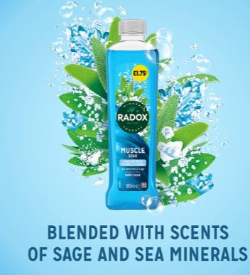 Radox Muscle Soak Mineral Therapy Bath Soak 6 x 500 ml Bulk Pack - Image 3