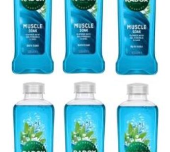 Radox Muscle Soak Mineral Therapy Bath Soak 6 x 500 ml Bulk Pack