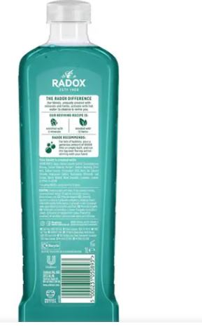 Radox Stress Relief Mineral Therapy Bath Soak 6 x 500 ml Bulk Pack - Image 3