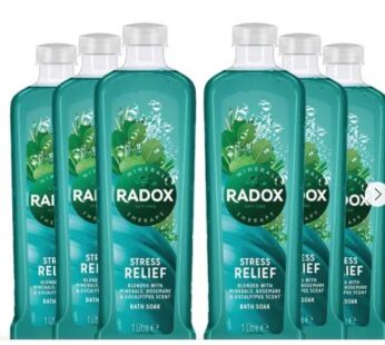 Radox Stress Relief Mineral Therapy Bath Soak 6 x 500 ml Bulk Pack