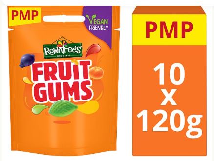 Rowntree's Fruit Gums Sweets Sharing Bag 10 x 120g Bulk Pack - Image 5