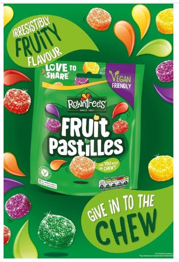 Rowntree's Fruit Pastilles Sweets Sharing Bag 10x 143g - Image 4