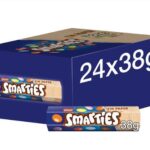 Smarties Milk Chocolate Tube 24 x 38g Bulk Pack display box