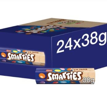 Smarties Milk Chocolate Tube 24 x 38g Bulk Pack