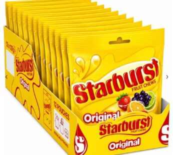 Starburst Vegan Chewy Sweets Bulk Pack 12 x 127g