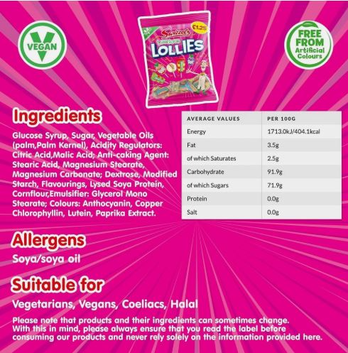 Swizzels Luscious Lollies Bulk Pack 12 x 132g - Image 7