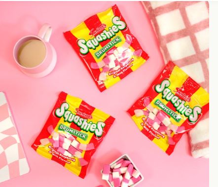 Swizzels Squashies Original Raspberry & Milk 12 x 120g - Image 4