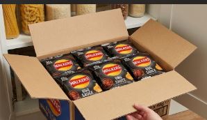 Walkers BBQ Sauce Grab Bag Crisps 32 x 45g Bulk Pack - Image 3