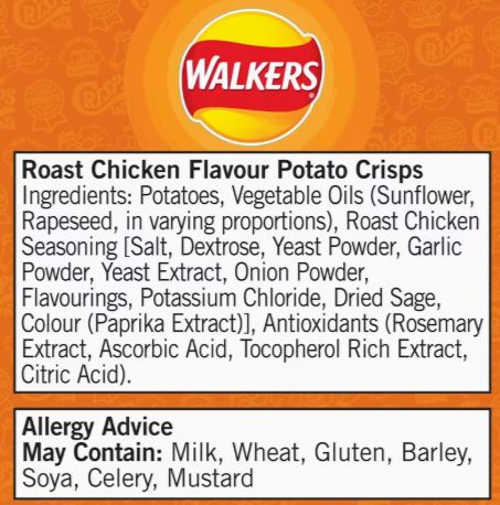 Walkers Roast Chicken Grab Bag Crisps 32 x 45g Bulk Pack - Image 5