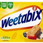 Weetabix Original Whole Grain Breakfast Cereal 10 x 24 Biscuits Bulk Pack display