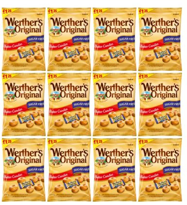 Werthers Sugar Free Butter Candies 12 x 65g - Image 3